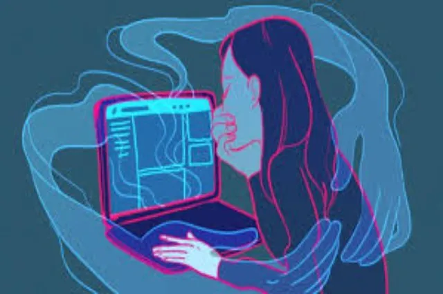 A smartphone or laptop screen showing a Facebook Live video stream interface