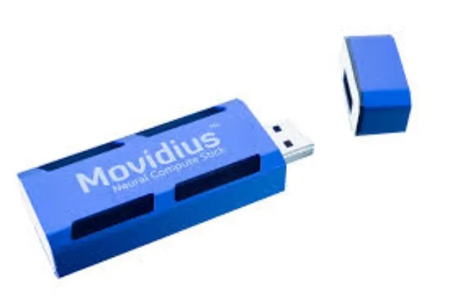 Small USB stick-shaped device alongside its packaging