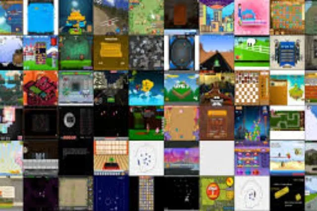 A grid of environment screenshots from the OpenAI Gym toolkit, showing games and simulated tasks