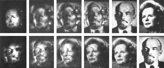Diagram showing edges and intensity changes extracted from an image as a primal sketch