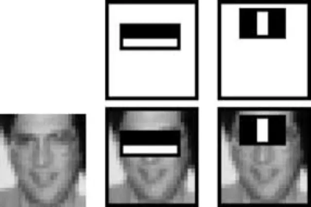 Grid of face images with detection rectangles drawn around each face